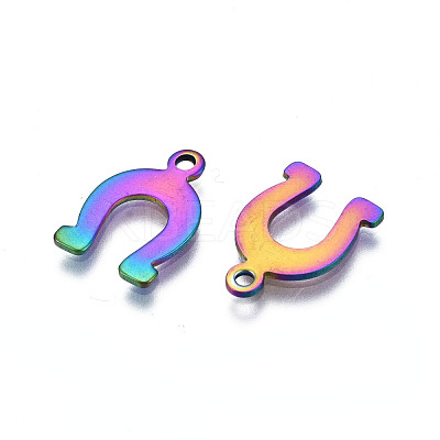 Ion Plating(IP) 201 Stainless Steel Charms STAS-S119-133-1