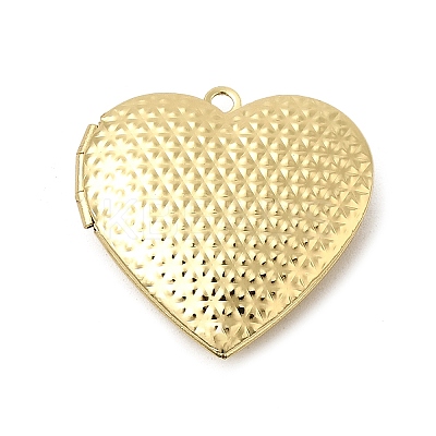 Brass Locket Pendants KK-P342-01A-G-1
