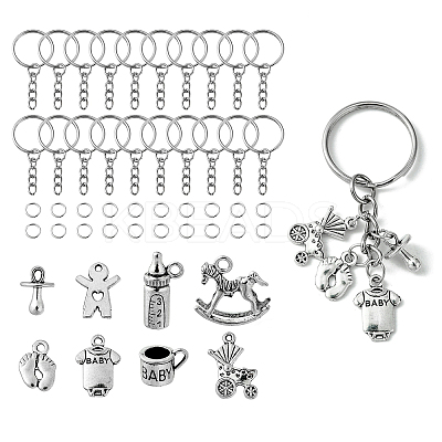 DIY Baby Theme Keychain Making Kit DIY-CJ0002-25-1