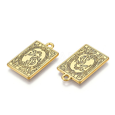 Rack Plating Alloy Pendants PALLOY-WH0103-04D-AG-1
