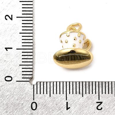 Brass Enamel Charms KK-A268-11G-03-1