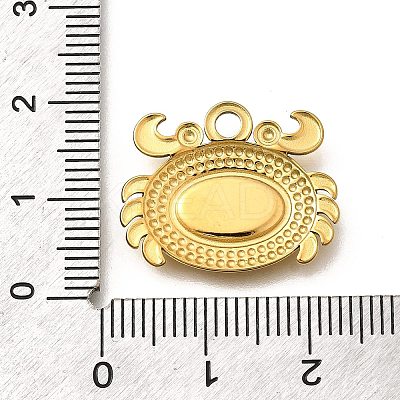 304 Stainless Steel Pendant Cabochon Settings STAS-E545-04C-G-1