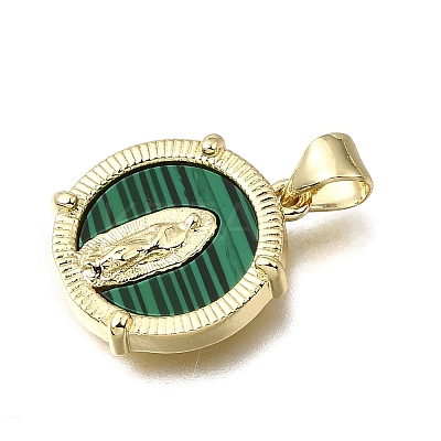 Brass Acrylic Pendants KK-G602-04B-02-1