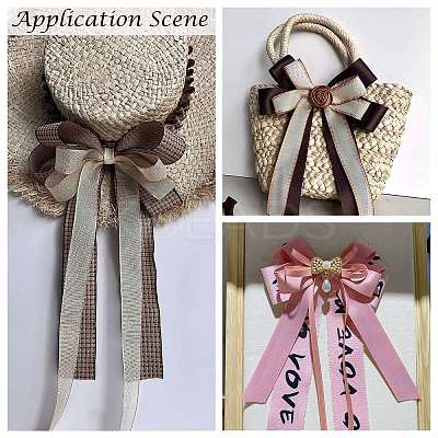9 Yards 3 Styles Polyester Ribbon SRIB-C002-02C-1