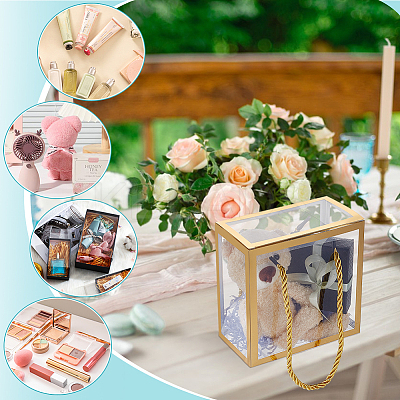Foldable Hot Stamping Transparent PVC Packaging Boxes CON-WH0123-24B-02-1