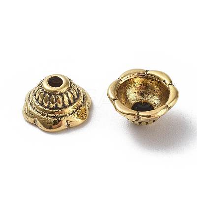 Tibetan Style Caps GLF11244Y-NF-1