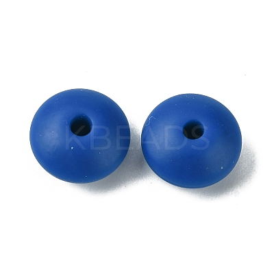 Rondelle Food Grade Eco-Friendly Silicone Focal Beads SIL-F003-07A-1