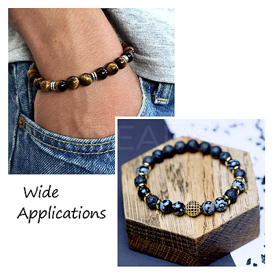 2 Strands 2 Colors Electroplate Non-magnetic Synthetic Hematite Beads Spacers Strands G-TA0001-28-1