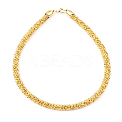 Brass Chain Choker Necklaces NJEW-F313-03G-1