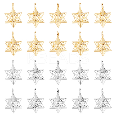 40Pcs 2 Colors Alloy Pendants FIND-DC0005-50-1
