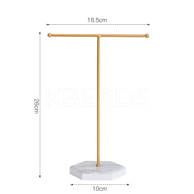 T Shaped Iron Earring Display Stand CON-PW0001-145A-1