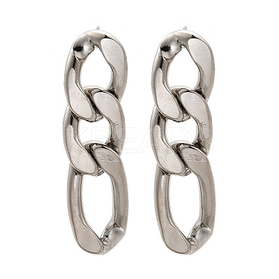 Non-Tarnish 304 Stainless Steel Stud Earrings X-EJEW-D095-23P-1