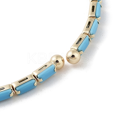 Real 18K Gold Plated Brass Cuff Bangles BJEW-D039-36G-1