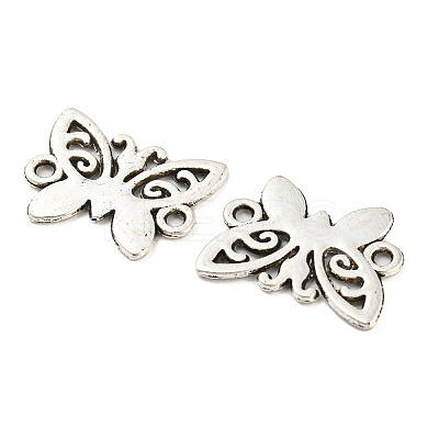 Tibetan Style Alloy Connector Charms TIBE-P001-52AS-1