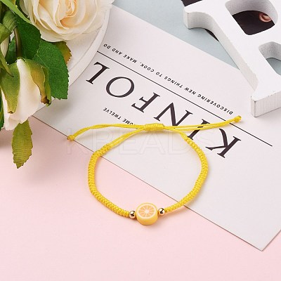 Nylon Thread Cord Braided Bead Bracelets BJEW-JB05666-1