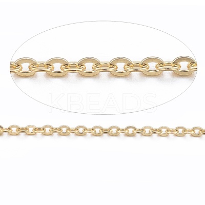 3.28 Feet Ion Plating(IP) 304 Stainless Steel Cable Chains X-CHS-H007-01G-1