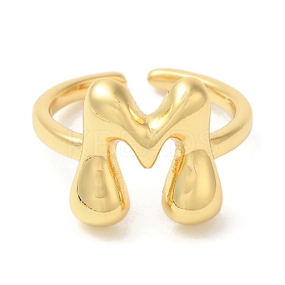 Brass Open Cuff Rings RJEW-U008-06M-G-1
