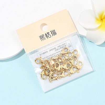 SHEGRACE Brass Lobster Claw Clasps XGR0010G-04G-1