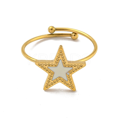 Adjustable 304 Stainless Steel Rings RJEW-B058-02G-10-1
