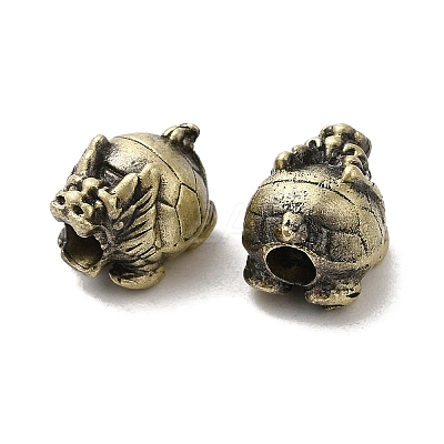 Tibetan Style Rack Plating Brass Bead KK-Q805-50AB-1