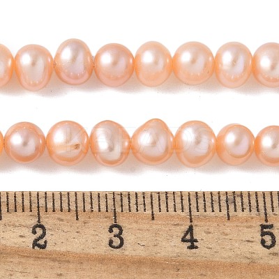 Natural Cultured Freshwater Pearl Beads Strands PEAR-I007-07O-05D-1