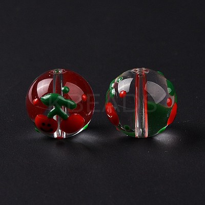 Transparent Glass Beads LAMP-B021-03B-12-1