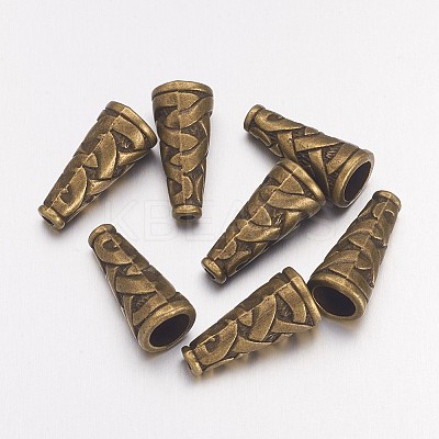 Tibetan Style Alloy Bead Cone LS-TIBEB-00821-AB-NR-1