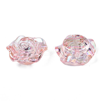 Transparent Acrylic Beads TACR-N006-64D-1