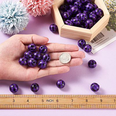 Natural Wooden Beads WOOD-TAC0010-05N-1