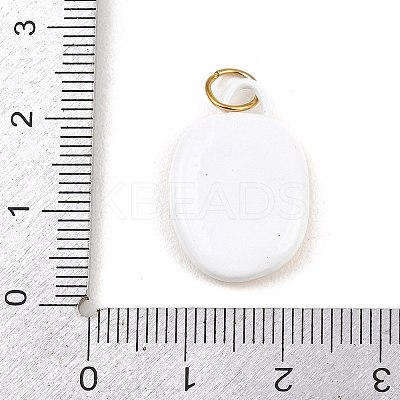 Printed 304 Stainless Steel Pendants STAS-B125-03D-G-1