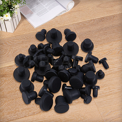 120Pcs 12 Styles Silicone Bottle Seal Plug FIND-GF0008-87-1
