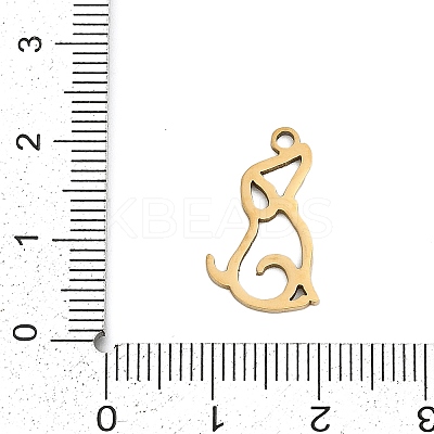 201 Stainless Steel Pendants STAS-F316-04G-02-1
