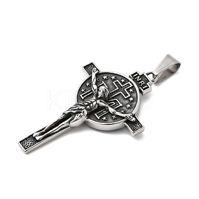 304 Stainless Steel Big Pendants STAS-Z169-02AS-1