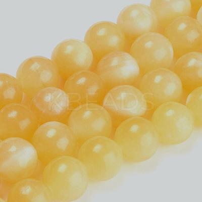 Natural Topaz Jade Beads Strands G-E266-11A-12mm-1