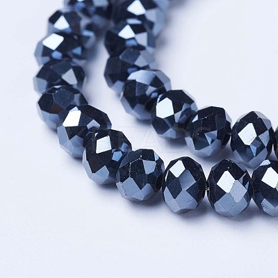 Electroplate Glass Beads Strands LS-EGLA-A044-P3mm-A18-1