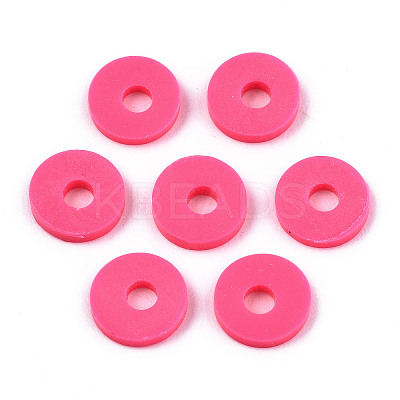 Handmade Polymer Clay Beads X-CLAY-Q251-6.0mm-79-1