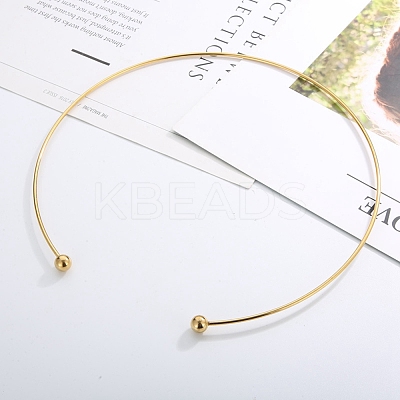 304 Stainless Steel Necklaces NJEW-F312-01G-1