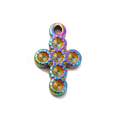 Ion Plating(IP) 304 Stainless Steel Pendant Rhinestone Settings STAS-F282-09MC-1