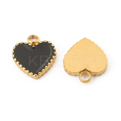 Fashion 304 Stainless Steel Enamel Charms STAS-Z009-12G-1