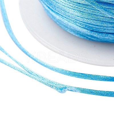 Nylon Satin Rattail Cords NWIR-JP0013-1.0mm-365-1