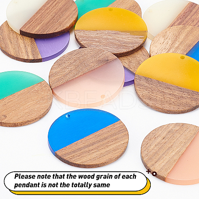 DIY Wooden Dangle Earring Making Kits DIY-OC0006-92-1