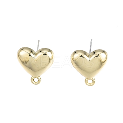 Alloy Stud Earring Findings PALLOY-N150-86LG-1