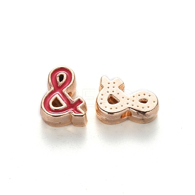Alloy Enamel Beads X-ENAM-R055-03-12-RS-1