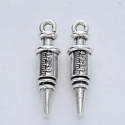 Tibetan Style Alloy Pendants X-TIBE-R316-096AS-RS-1