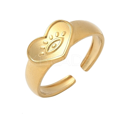304 Stainless Steel Cuff Rings RJEW-P150-16G-1