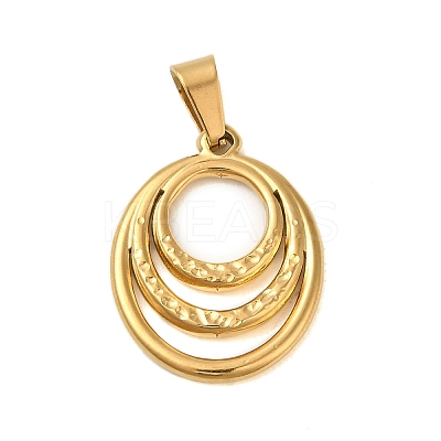 Ion Plating(IP) 304 Stainless Steel Pendants STAS-C103-27G-1