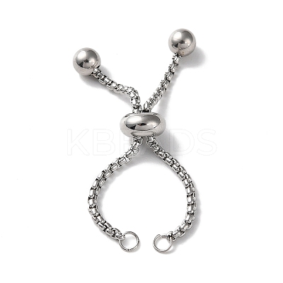 Non-Tarnish 304 Stainless Steel Adjustable Finger Ring Findings LS-STAS-P328-06B-P-1