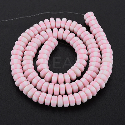 Handmade Polymer Clay Beads Strands CLAY-N008-042K-1