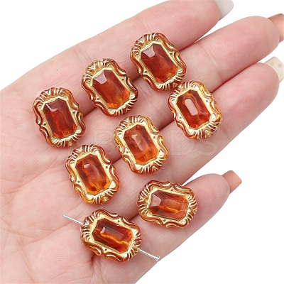 Imitation Amber Transparent Acrylic Beads LS-MACR-D071-02H-1