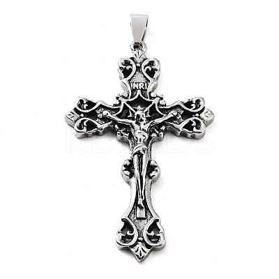 Tibetan Style Alloy Big Pendants TIBE-L012-042AS-01-1